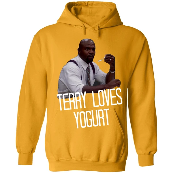 Brooklyn Nine Nine Terry Loves Yogurt Hoodie - Image 9