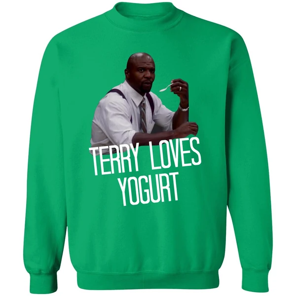 Brooklyn Nine Nine Terry Loves Yogurt Sweatshirt - Image 2