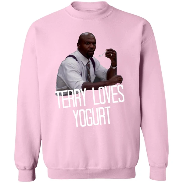Brooklyn Nine Nine Terry Loves Yogurt Sweatshirt - Image 4