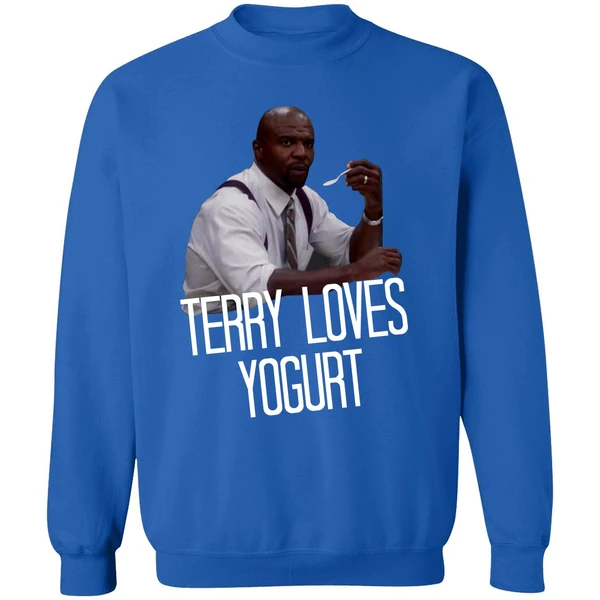 Brooklyn Nine Nine Terry Loves Yogurt Sweatshirt - Image 8