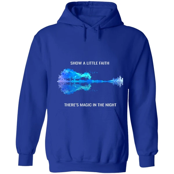 Bruce Springsteen Show A Little Faith There's Magic In The Night Jungle Guitar Night Hoodie