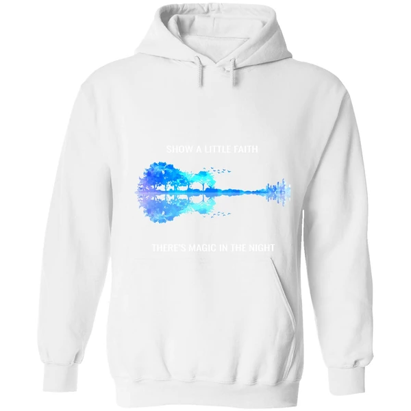 Bruce Springsteen Show A Little Faith There's Magic In The Night Jungle Guitar Night Hoodie - Image 6