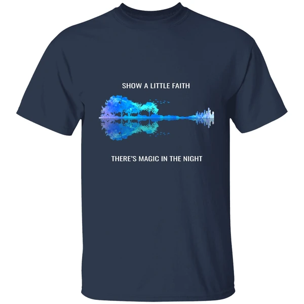 Bruce Springsteen Show A Little Faith There's Magic In The Night Jungle Guitar Night Shirt - Image 4