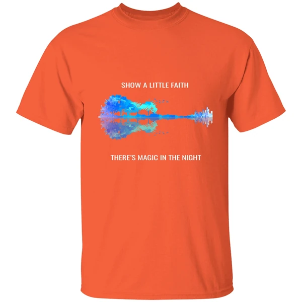 Bruce Springsteen Show A Little Faith There's Magic In The Night Jungle Guitar Night Shirt - Image 5