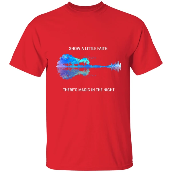 Bruce Springsteen Show A Little Faith There's Magic In The Night Jungle Guitar Night Shirt - Image 6