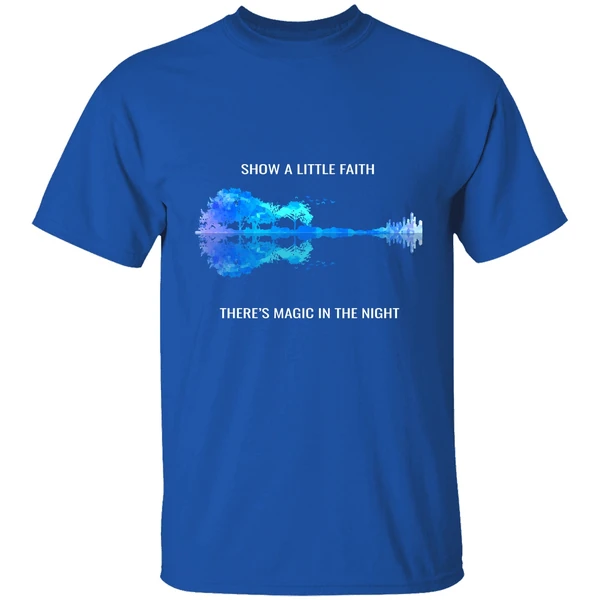 Bruce Springsteen Show A Little Faith There's Magic In The Night Jungle Guitar Night Shirt - Image 7