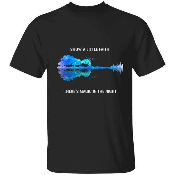 Bruce Springsteen Show A Little Faith There's Magic In The Night Jungle Guitar Night Shirt - Image 9