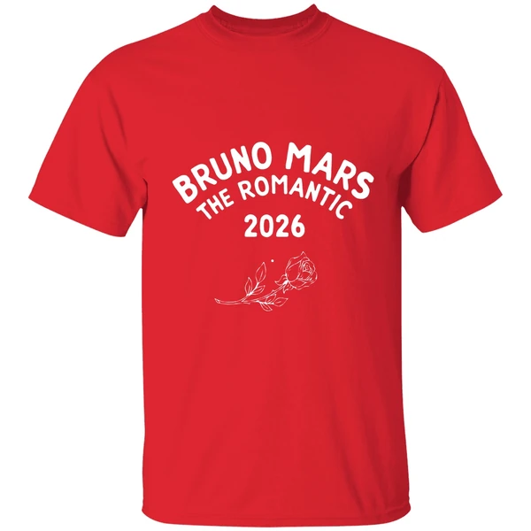 Bruno Mars Merch 2026 The Romantic Tour Shirt - Image 7