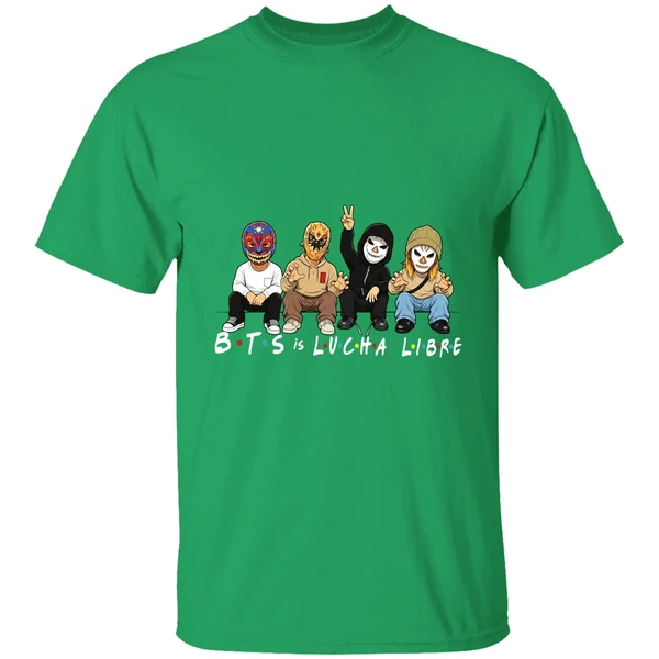 Bts Is Lucha Libre Friends Style Masked Shirt - Image 2