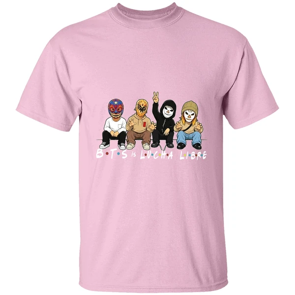 Bts Is Lucha Libre Friends Style Masked Shirt - Image 3