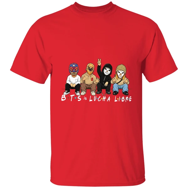Bts Is Lucha Libre Friends Style Masked Shirt - Image 7