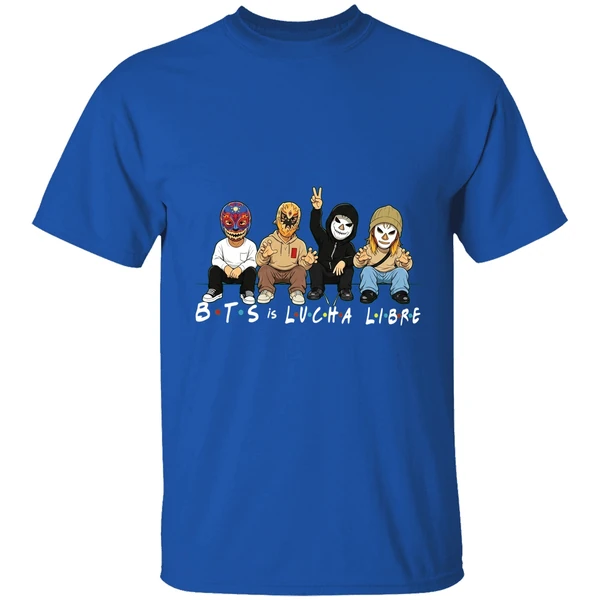 Bts Is Lucha Libre Friends Style Masked Shirt - Image 8