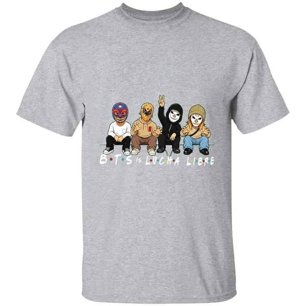Bts Is Lucha Libre Friends Style Masked Shirt - Image 9