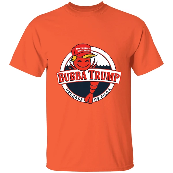 Bubba Trump Shrimp Character Maga Red Hat Epstein Release The Files Shirt - Image 5