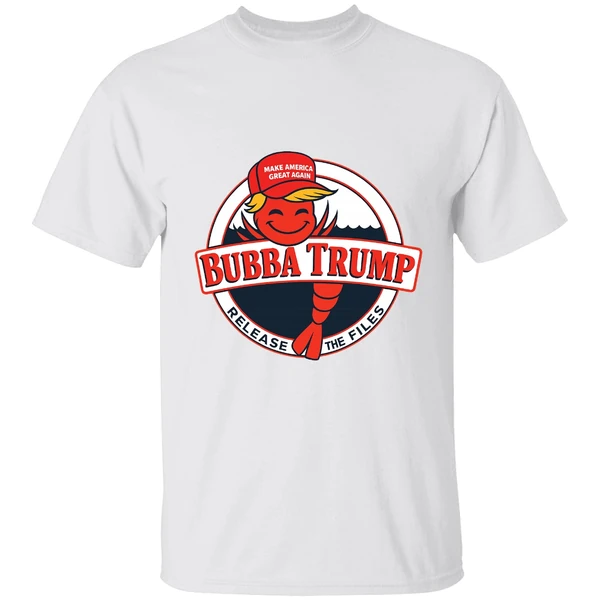 Bubba Trump Shrimp Character Maga Red Hat Epstein Release The Files Shirt - Image 9