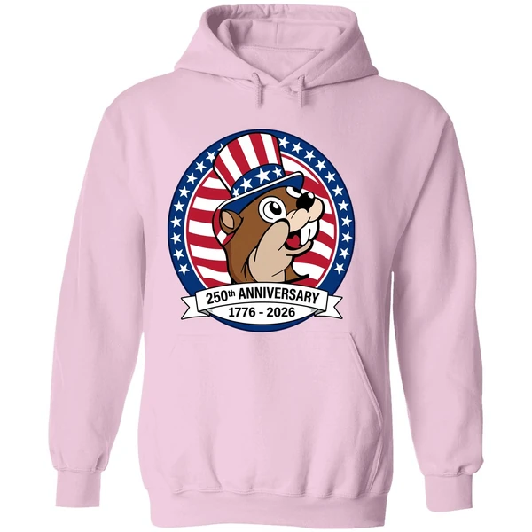 Buc Ees 250th Anniversary 1776 2026 Patriotic Beavers With Stars And Stripes Hoodie - Image 5