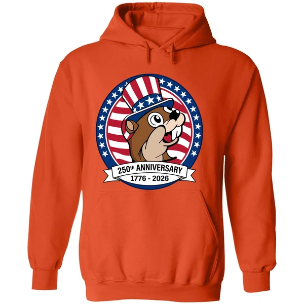Buc Ees 250th Anniversary 1776 2026 Patriotic Beavers With Stars And Stripes Hoodie - Image 6