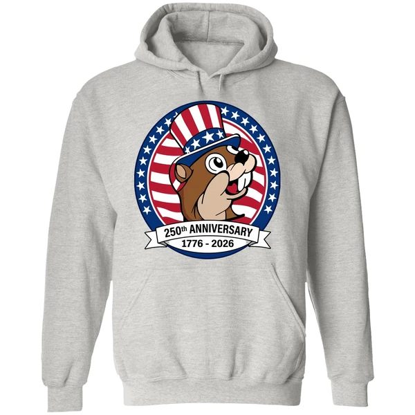 Buc Ees 250th Anniversary 1776 2026 Patriotic Beavers With Stars And Stripes Hoodie - Image 9
