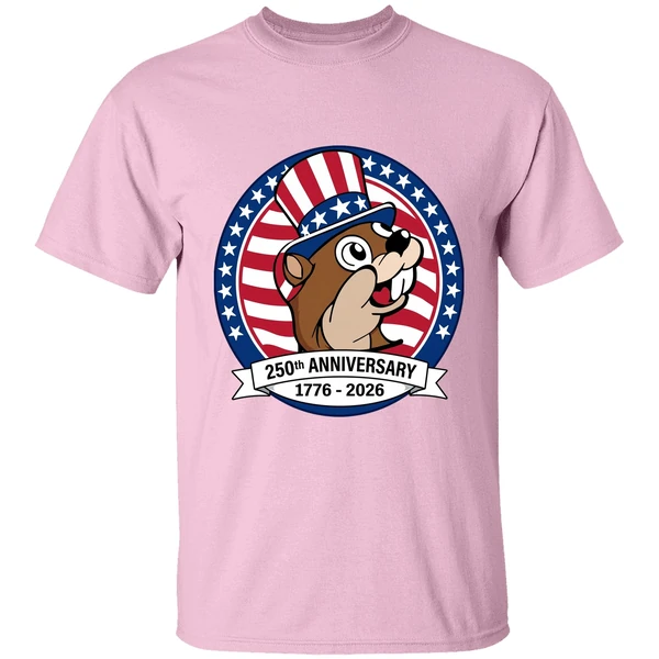 Buc Ees 250th Anniversary 1776 2026 Patriotic Beavers With Stars And Stripes Shirt - Image 3