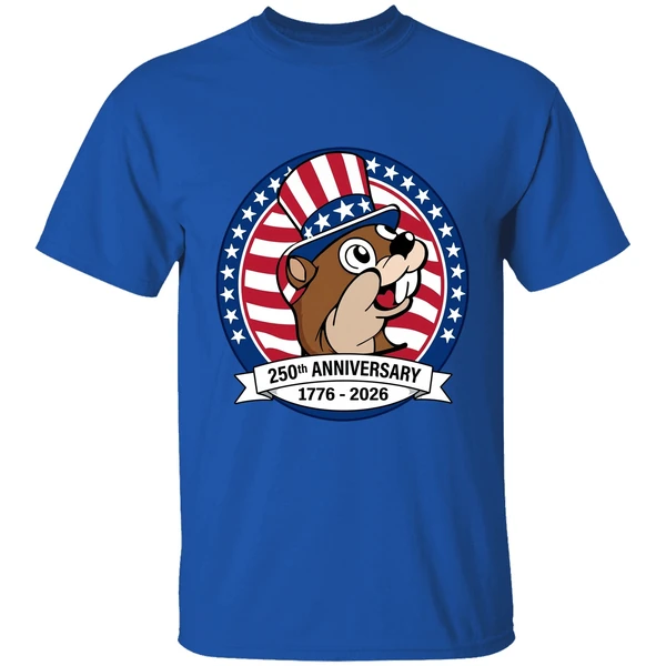 Buc Ees 250th Anniversary 1776 2026 Patriotic Beavers With Stars And Stripes Shirt - Image 8
