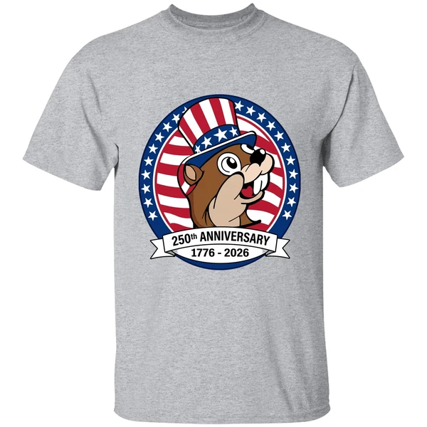 Buc Ees 250th Anniversary 1776 2026 Patriotic Beavers With Stars And Stripes Shirt - Image 9