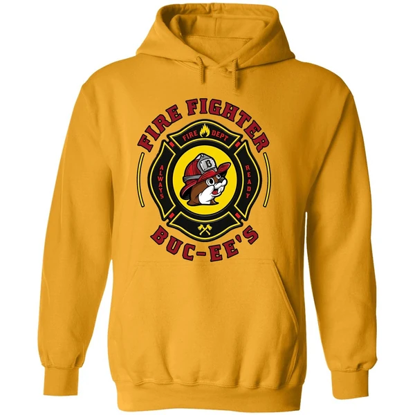 Buc Ees Firefighter 2026 Black Design Hoodie