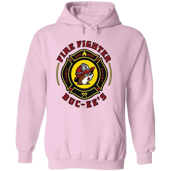 Buc Ees Firefighter 2026 Black Design Hoodie - Image 5