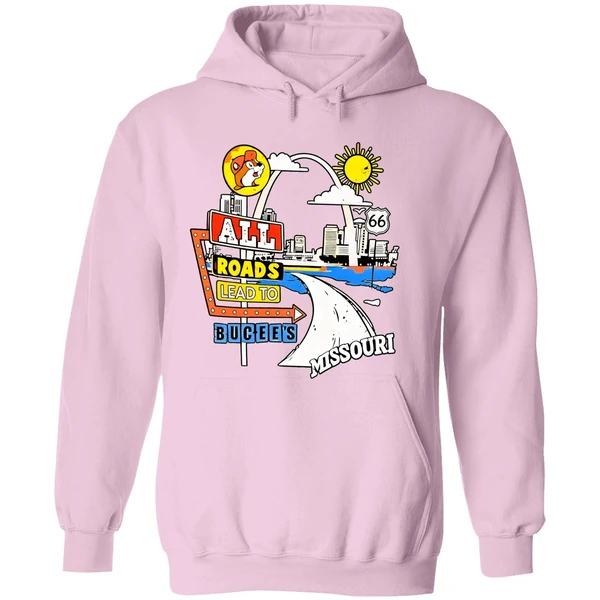 Buc Ees Missouri Route 66 All Reads Lead To Buc Ees Hoodie - Image 5