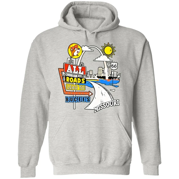 Buc Ees Missouri Route 66 All Reads Lead To Buc Ees Hoodie - Image 9