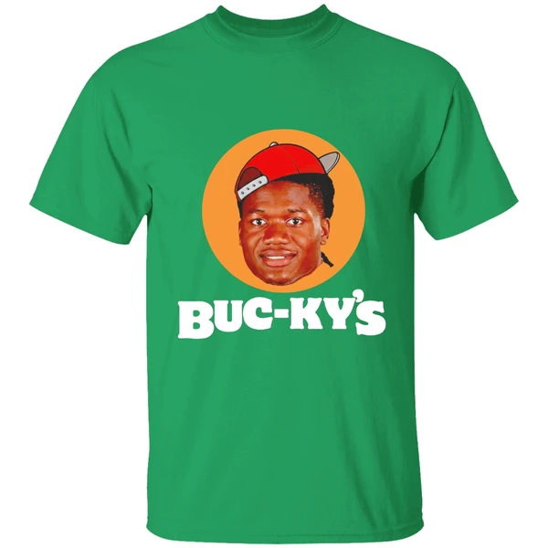 Bucky Irving Buc Ees Buc Kys Tampa Bay Buccaneers Meme Shirt - Image 2