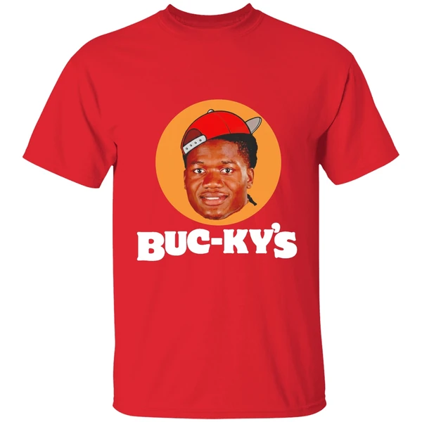 Bucky Irving Buc Ees Buc Kys Tampa Bay Buccaneers Meme Shirt - Image 7