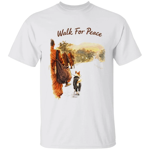 Buddhist Monk Walk For Peace Vintage 2026 Shirt