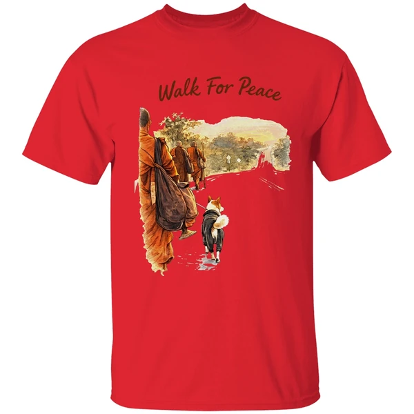 Buddhist Monk Walk For Peace Vintage 2026 Shirt - Image 4