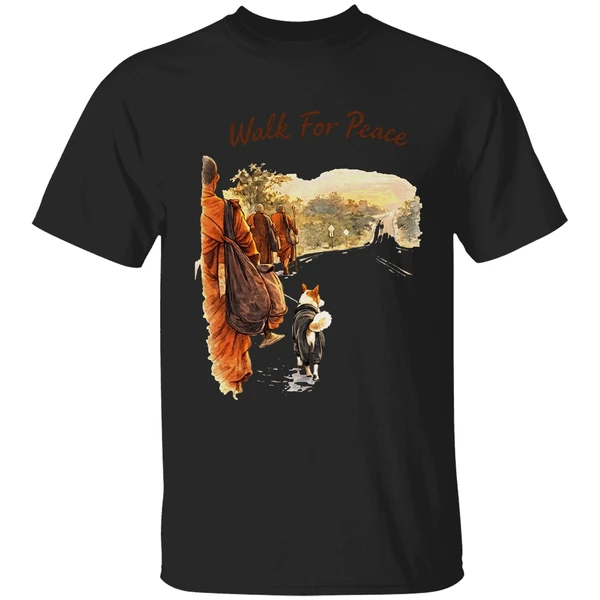 Buddhist Monk Walk For Peace Vintage 2026 Shirt - Image 7