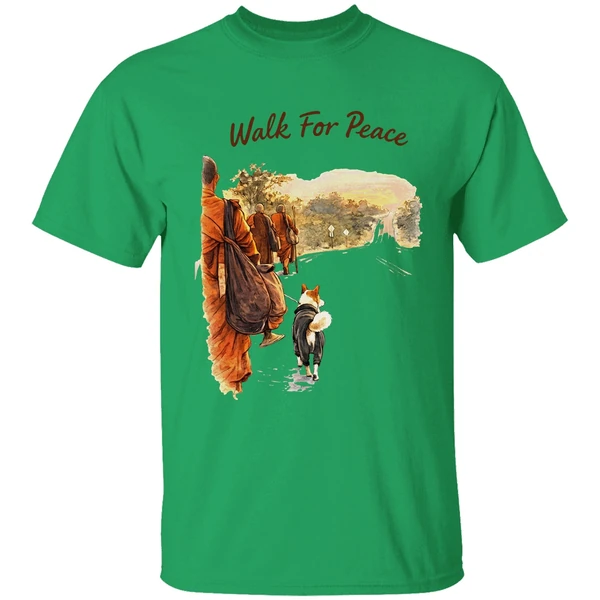 Buddhist Monk Walk For Peace Vintage 2026 Shirt - Image 8