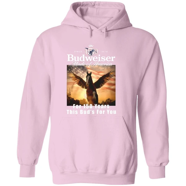 Budweiser Made Of America For 150 Years This Buds For You Hoodie - Image 5
