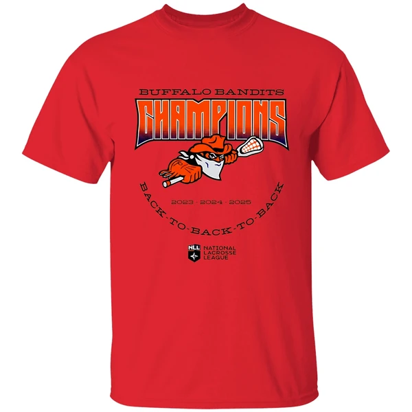 Buffalo Bandits Back To Back To Back Nll Champions 2025 Shirt - Image 6