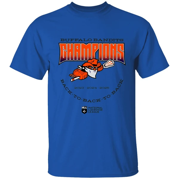 Buffalo Bandits Back To Back To Back Nll Champions 2025 Shirt - Image 7