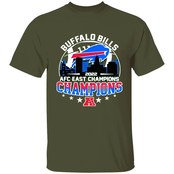 Buffalo Bills 2021 2022 American Football Conference Afc East Champions Shirt - Image 3