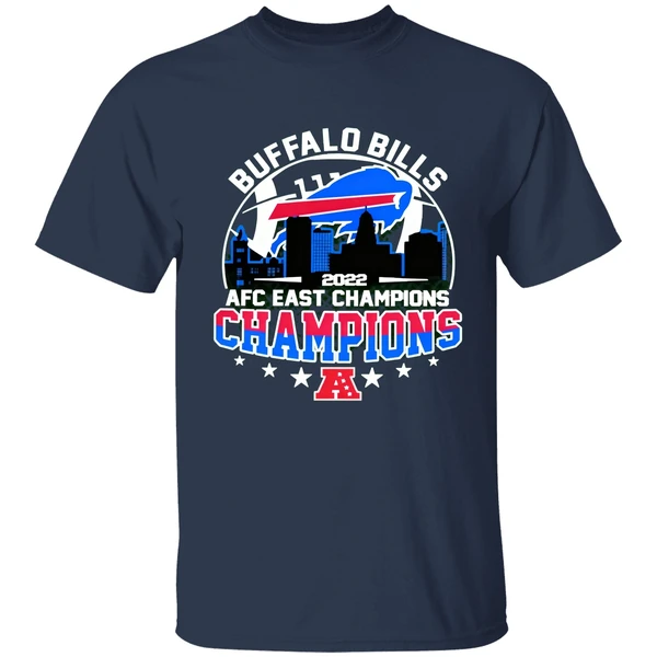 Buffalo Bills 2021 2022 American Football Conference Afc East Champions Shirt - Image 4