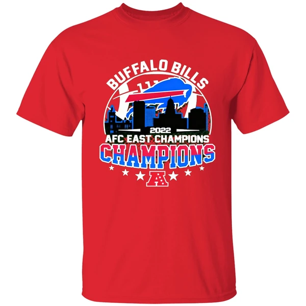 Buffalo Bills 2021 2022 American Football Conference Afc East Champions Shirt - Image 6
