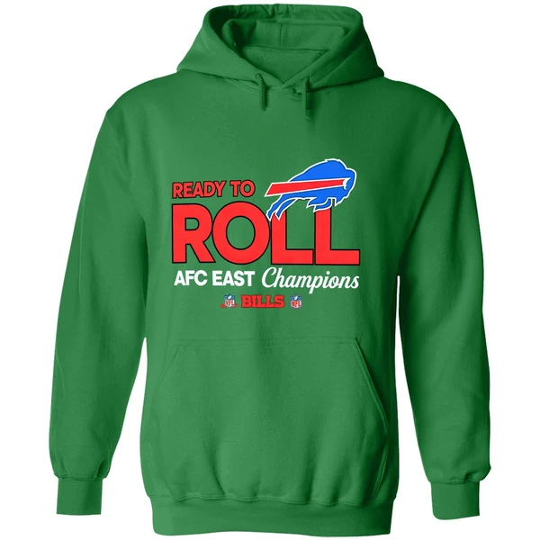 Buffalo Bills 2024 Afc East Division Champions Ready To Roll Hoodie - Image 2