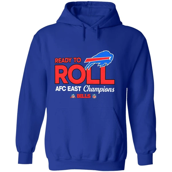 Buffalo Bills 2024 Afc East Division Champions Ready To Roll Hoodie - Image 7