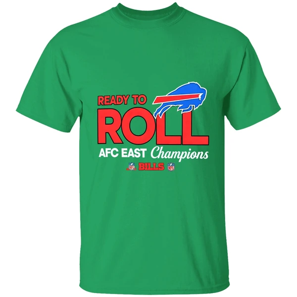 Buffalo Bills 2024 Afc East Division Champions Ready To Roll Shirt - Image 2