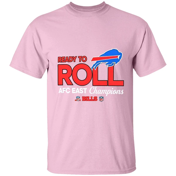 buffalo bills 2024 afc east division champions ready to roll shirt lightpink