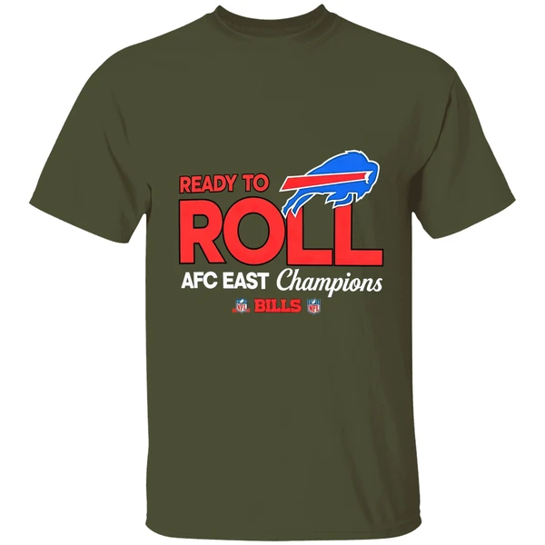 Buffalo Bills 2024 Afc East Division Champions Ready To Roll Shirt - Image 4