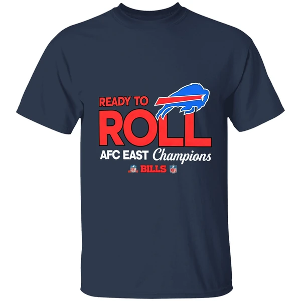 Buffalo Bills 2024 Afc East Division Champions Ready To Roll Shirt - Image 5