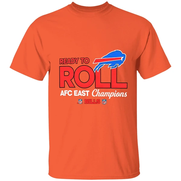 buffalo bills 2024 afc east division champions ready to roll shirt orange