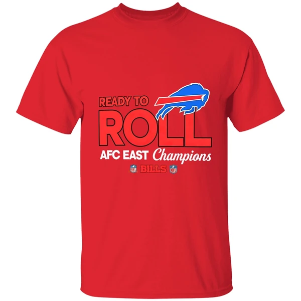 Buffalo Bills 2024 Afc East Division Champions Ready To Roll Shirt - Image 7