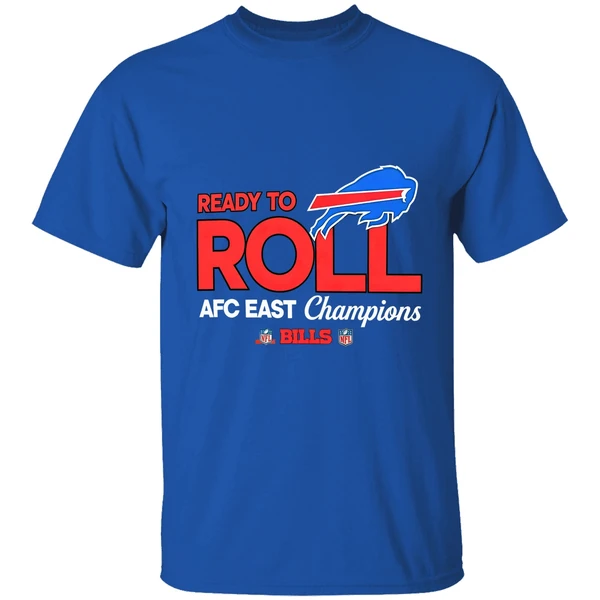 Buffalo Bills 2024 Afc East Division Champions Ready To Roll Shirt - Image 8